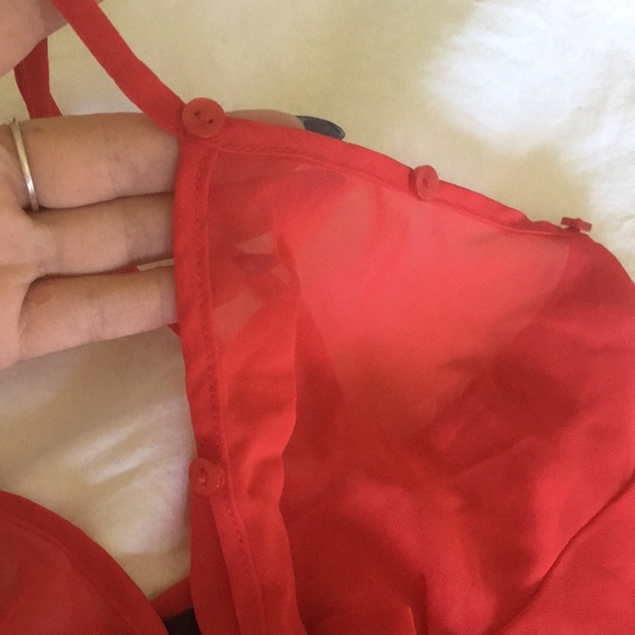 Sheer red lingerie top❤️🧚🏼♀️ - Picture 3 of 4